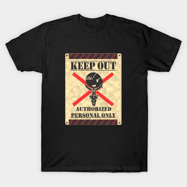 A Quiet Warning T-Shirt by EMedina13